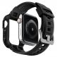 Spigen Rugged Armor Case Pro - удароустойчив TPU кейс за Apple Watch 44mm. (черен) 5