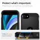 Spigen Tough Armor Case - хибриден кейс с най-висока степен на защита за iPhone SE (2020) (черен) 5