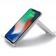 Spigen Dual Coil Fast Wireless Charger Stand F303W - поставка (пад) за безжично зареждане за QI съвместими смартфони (бял) 2