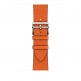 Apple Watch Hermès Series 5, 44mm Orange Stainless Steel Case with Single Tour, GPS + Cellular - умен часовник от Apple 2