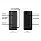 Eiger 3D 360 Screen Protector Back and Front Glass - калени стъклени защитни покрития за дисплея и задната част на Samsung Galaxy S9 Plus (черен-прозрачен) 4