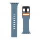 Urban Armor Gear Civilian Strap - изключително здрава силиконова каишка за Apple Watch 42мм, 44мм (син-оранжев) 3