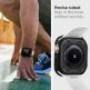 Spigen Rugged Armor Case - хибриден кейс с висока степен на защита за Apple Watch 44mm (черен) 4