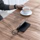 Baseus Bracket Power Bank 10W Wireless Charger 10000mAh  - външна батерия с USB и USB-C изходи и с технология за безжично зареждане (черен) 2