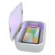 MyGuard UV-Box Sterilizer With Wireless Charger - поставка за безжично зареждане и UV стерилизатор за мобилни устройства до 6.7 инча (сив) 3
