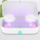 MyGuard UV-Box Sterilizer With Wireless Charger - поставка за безжично зареждане и UV стерилизатор за мобилни устройства до 6.7 инча (сив) 11