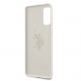 U.S. Polo Assn. Silicone Case - твърд силиконов кейс за Samsung Galaxy S20 (бял) 3