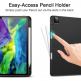 ESR Rebound Pencil Case - полиуретанов калъф с поставка и отделение за Apple Pencil 2 за iPad Pro 12.9 (2020), iPad Pro 12.9 (2018) (черен) 2