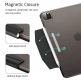 ESR Yippee Trifold Leather Case - кожен калъф с поставка и отделение за Apple Pencil 2 за iPad Pro 11 (2020), iPad Pro 11 (2018) (черен) 2