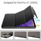 ESR Yippee Trifold Leather Case - кожен калъф с поставка и отделение за Apple Pencil 2 за iPad Pro 11 (2020), iPad Pro 11 (2018) (черен) 4