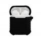 Silicone Case with Carabiner v3 - силиконов калъф с карабинер за Apple Airpods и Apple Airpods 2 (черен) 2