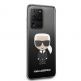 Karl Lagerfeld Iconic Gradient Case - дизайнерски кейс с висока защита за Samsung Galaxy S20 Ultra (черен) 4