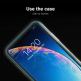 Green Cell Clarity 3D Full Cover Glass - калено стъклено защитно покритие за целия дисплей на iPhone 11 Pro, iPhone XS, iPhone X (прозрачен-черен) 5