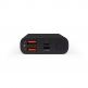 Vonmahlen Evergreen QC 3.0 Power Bank 10000 mAh - външна батерия с два USB изхода и USB-C порт и технология за бързо зареждане (черен) 3