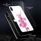 Vennus Magic Case Design 2 - силиконов (TPU) калъф със стъклен гръб за iPhone XS, iPhone X (бял) 2