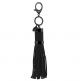 Rebecca Minkoff Power Tassel Lightning to USB Cable - кабел тип ключодържател и външна батерия (900 mAh) за всички устройства с Lightning порт (черен) 2