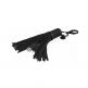 Rebecca Minkoff Power Tassel Lightning to USB Cable - кабел тип ключодържател и външна батерия (900 mAh) за всички устройства с Lightning порт (черен) 3