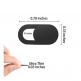 WebCam Cover - комплект предпазители за камерата за лаптоп и мобилни устройства (3 броя) (черен) 2