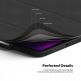 Ringke Smart Case - полиуретанов калъф с поставка и отделение за Apple Pencil 2 за iPad Pro 12.9 (2020) (черен) 6