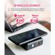 Adonit Wireless TravelCube Pro Charger - захранване за ел. мрежа с USB-C и USB изходи, външна батерия и пад за безжично зареждане (черен) 1