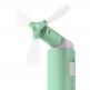 Baseus Square Portable Folding Fan - сгъваем мини вентилатор с външна батерия (зелен) 3
