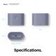Elago Airpods Charging Station Pro - силиконова док станция за зареждане на Apple Airpods & Apple Airpods Pro (лилава) 6