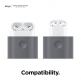 Elago Airpods Charging Station Pro - силиконова док станция за зареждане на Apple Airpods & Apple Airpods Pro (тъмносива) 5