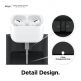 Elago Airpods Charging Station Pro - силиконова док станция за зареждане на Apple Airpods & Apple Airpods Pro (черна) 2