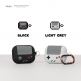 Elago Airpods Pro Retro AW5 Silicone Hang Case - силиконов калъф с карабинер за Apple Airpods Pro (черен)  4