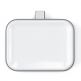 Satechi USB-C Wireless Charging Dock for Apple Airpods - USB-C док за зареждане на Apple Airpods Pro и Airpods 2 Wireless Charging Case (бял) 2