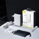 Baseus GaN Charger 45W Power Bank (PPNLD-H02) - външна батерия 10000 mAh и захранване за ел. мрежа с USB и USB-C изходи и технология за бързо зареждане (бял) 3
