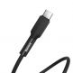 Baseus Silica Gel USB-C Cable - USB-C кабел за устройства с USB-C порт (200 см) (черен) 1