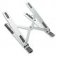 4smarts Foldable Aluminium Stand for Laptops - сгъваема алуминиева поставка за MacBook и лаптопи до 17 инча (сребрист) 4