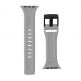 Urban Armor Gear Scout Strap - изключително здрава силиконова каишка за Apple Watch 42мм, 44мм (сив) 3
