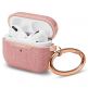 Spigen Urban Fit Case - хибриден удароустойчив кейс с карабинер за Apple Airpods Pro (розово злато) 3