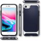 Spigen Neo Hybrid Case - хибриден кейс с висока степен на защита за iPhone SE (2020), iPhone 8, iPhone 7 (тъмносин-сребрист) 1