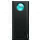 Baseus Ambilight Power Bank with Digital Display Quick Charge - външна батерия 20000 mAh с 2xUSB и USB-C изходи за зареждане на смартфони и таблети (черен) 2