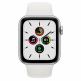 Apple Watch SE GPS, 44mm Silver Aluminium Case with White Sport Band - умен часовник от Apple  1