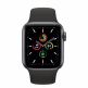 Apple Watch SE GPS, 40mm Space Gray Aluminium Case with Black Sport Band - умен часовник от Apple  1