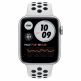 Apple Watch Nike Series 6 GPS, 44mm Silver Aluminium Case with Pure Platinum/Black Nike Sport Band - умен часовник от Apple  1