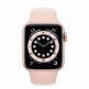 Apple Watch Series 6 GPS, 40mm Gold Aluminium Case with Pink Sand Sport Band - умен часовник от Apple  1