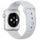 Apple Sport Band Stainless Steel Pin - оригинална силиконова каишка за Apple Watch 42мм, 44мм (бледосив) (retail) 4