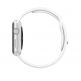 Apple Sport Band White Stainless Steel Pin - оригинална силиконова каишка за Apple Watch 42мм, 44мм (бял) (retail) 3