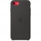 Apple Silicone Case - оригинален силиконов кейс за iPhone SE (2020) iPhone 8, iPhone 7 (черен) 2