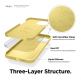 Elago Soft Silicone Case - силиконов (TPU) калъф за iPhone 12, iPhone 12 Pro (жълт) 3