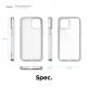 Elago Hybrid Case - хибриден удароустойчив кейс за iPhone 12 mini (прозрачен) 7