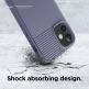 Elago Cushion Case - удароустойчив силиконов (TPU) калъф за iPhone 12 mini (лилав) 3
