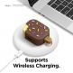 Elago Airpods Pro Ice Cream Design Silicone Case - силиконов калъф с карабинер за Apple Airpods Pro (кафяв)  2