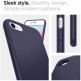 Spigen Liquid Air Case - силиконов (TPU) калъф с висока степен на защита за iPhone SE (2020), iPhone 8, iPhone 7 (тъмносин) 3
