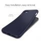 Spigen Liquid Air Case - силиконов (TPU) калъф с висока степен на защита за iPhone SE (2020), iPhone 8, iPhone 7 (тъмносин) 7